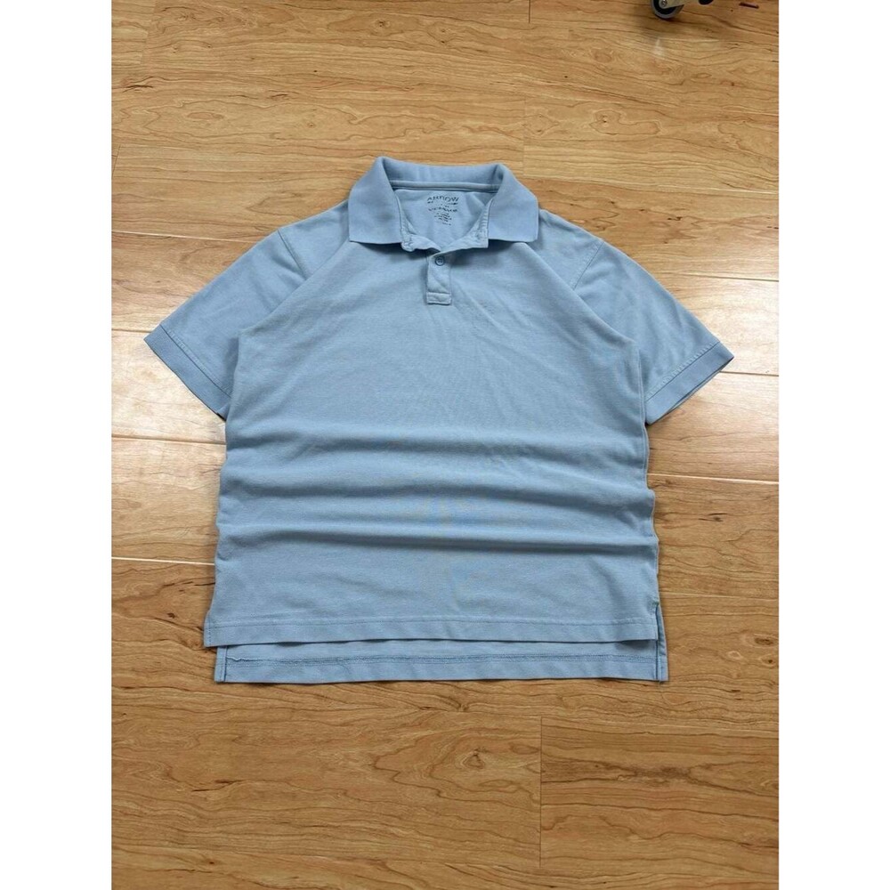 Arrow Men's Liquid Luxury Pique Short-Sleeve Polo Shirt Light Blue
